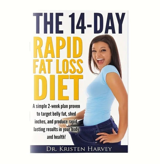 14-Day Rapid Fat Loss Planner- Simple 2-Week Weight Loss Journal to Track Meals, Workouts & Belly Fat Burn- Transform Your Body, Boost Energy& bBuild Healthy Habits for Long-Term Results