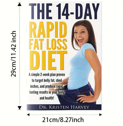 14-Day Rapid Fat Loss Planner- Simple 2-Week Weight Loss Journal to Track Meals, Workouts & Belly Fat Burn- Transform Your Body, Boost Energy& bBuild Healthy Habits for Long-Term Results