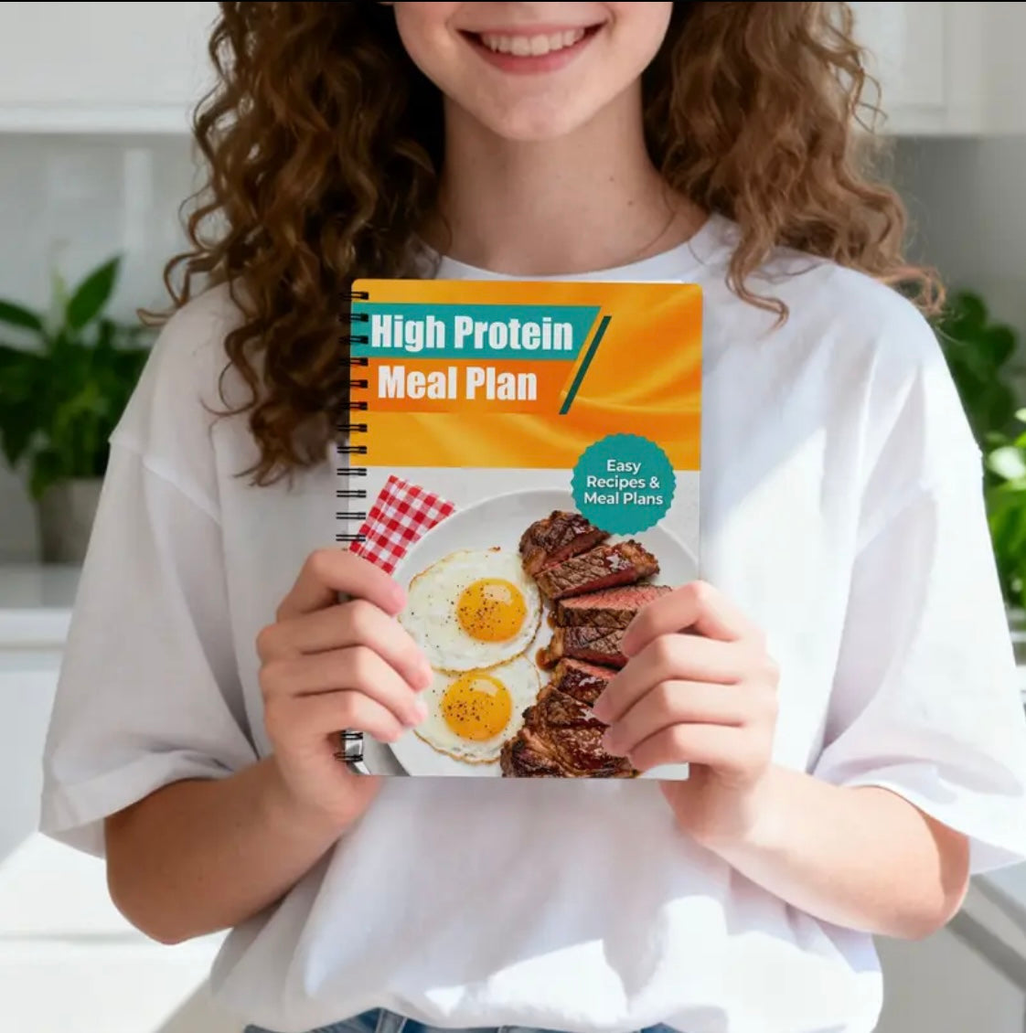 High-Protein Meal Plan Cookbook with Quick & Easy Protein-Rich Recipes for Weight Loss, Muscle Gain, Clean Eating & Meal Prep - Healthy Cooking Guide Suitable for Busy Adults, Beginners, Fitness & for families