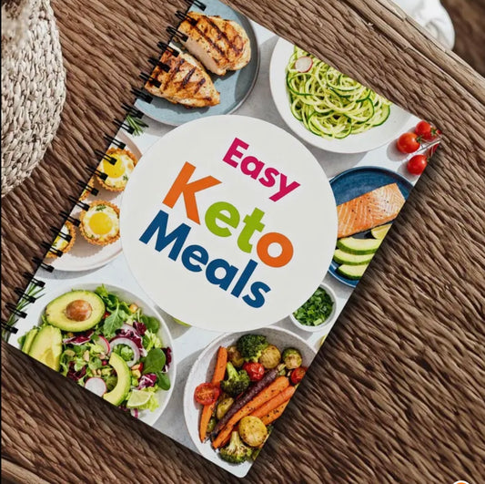 Keto Meal Planner - Easy Low-Carb Recipe Book with Weekly Tracking, High-Protein Meals & Clean Eating Guide for Weight Loss, Fat Burning